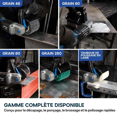 Roue à lamelles pour satineuse grain 60 Evolution pour décapage et ponçage