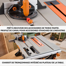 Pack Evolution : Scie sur table Evolution R255TBL 255mm 1650W avec lame multi-matériaux TCT + lame bois supplémentaire