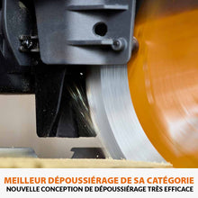 Scie à onglet de 255mm sans fil double biseau R255SMS-DB-Li avec lame multi-matériaux TCT et batteries 8Ah avec double chargeur