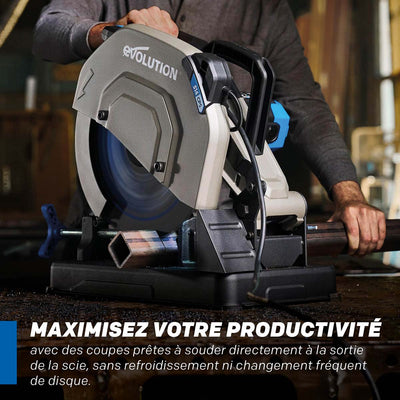 Lame Acier EVOMAX 355 mm à 80 dents pour coupe professionnelle et intensive