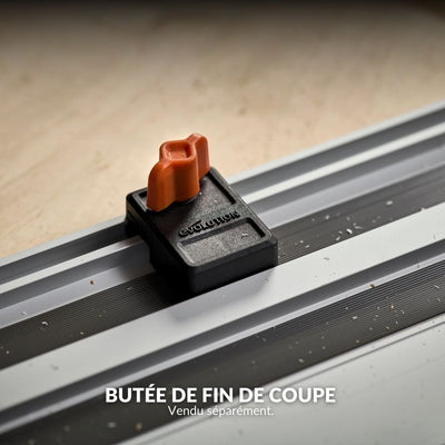 Pack Evolution : Scie circulaire sans fil 185mm Evolution R185CCSX-Li avec batterie 4Ah et chargeur + guide de coupe 2.8m ST2800-G2