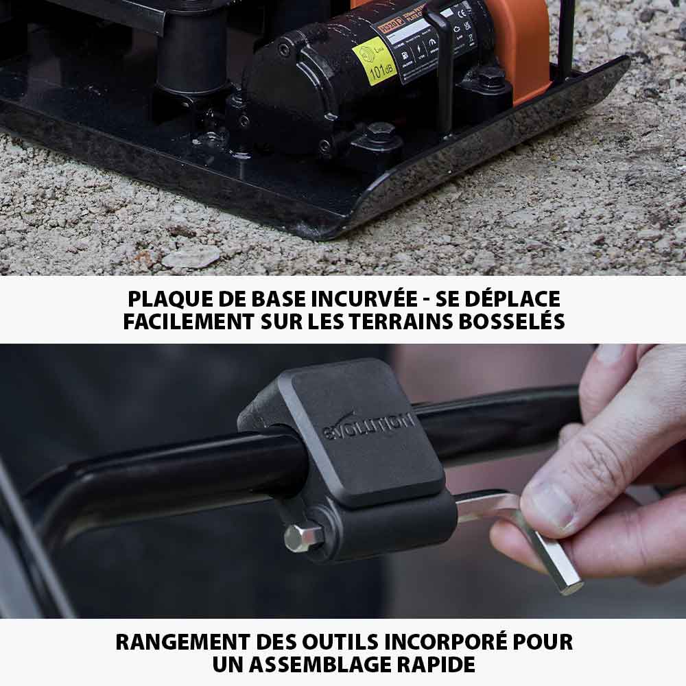 Plaque vibrante à essence Evolution HULK H320-P