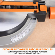 Scie à onglet avec table 210mm Evolution R210MTS-G2 210mm avec Lame multi-matériaux TCT (GRADE B)