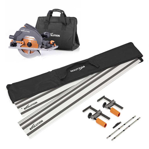 Pack Evolution : Scie circulaire 185mm R185CCSX+ avec lame multi-matériaux TCT et sac de transport + guide de coupe de 2,8m ST2800-G2