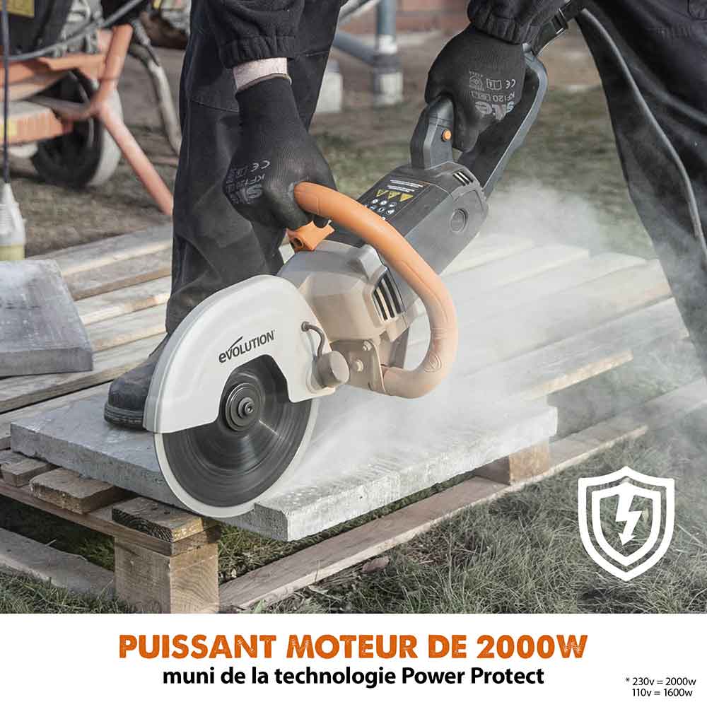 Scie à béton R230DCT Evolution 230mm (sans disque)