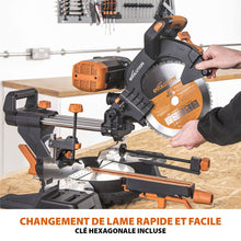 Pack Evolution : Scie à onglet de 255mm double biseau R255SMS-DB+ avec lame multi-matériaux TCT + lame expert bois supplémentaire