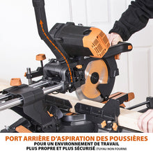 Pack Evolution : Scie à onglet de 255mm double biseau R255SMS-DB+ avec lame multi-matériaux TCT + lame expert bois supplémentaire