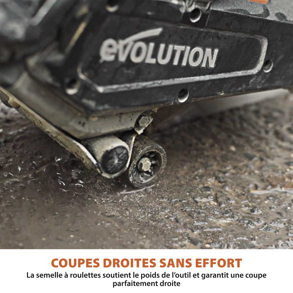 Scie à béton sans fil R260DCT-Li 260 mm avec lame diamant à trait fin EVOMAX (outil nu)