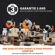 Scie à béton sans fil R260DCT-Li 260 mm avec lame diamant à trait fin EVOMAX (outil nu)