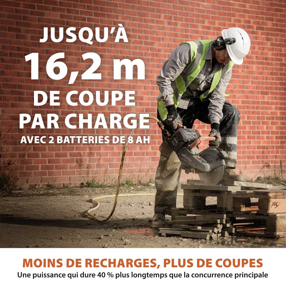 Scie à béton sans fil R260DCT-Li 260 mm avec lame diamant à trait fin EVOMAX (outil nu)