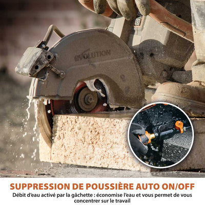 Scie à béton sans fil R260DCT-Li 260 mm avec lame diamant à trait fin EVOMAX (outil nu)