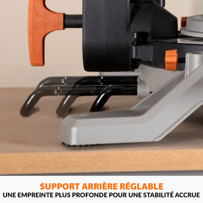 Scie à onglet avec table 210mm Evolution R210MTS-G2 210mm avec Lame multi-matériaux TCT (GRADE B)