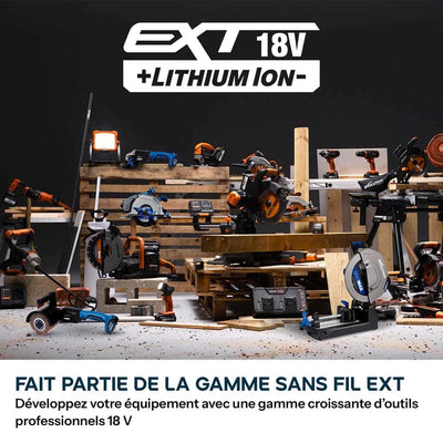 Pack Evolution : Satineuse sans fil Evolution S120SCT-Li avec 2x batterie 5 Ah et chargeur + kit de roues à lamelles