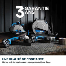 Pack Evolution : Scie circulaire sans fil 165mm Evolution S165CCS-Li à métaux avec batterie 5Ah et chargeur + guide de coupe 2.8m ST2800-G2