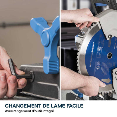 Pack Evolution : Scie à tronçonner 355mm Evolution S355CPSL pour la découpe du métal + Support