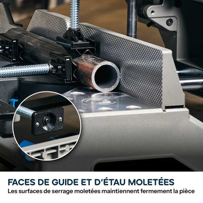 Pack Evolution : Scie à onglet pour métal 355mm Evolution S355MCS-G2 avec lame EVOMAX acier et aluminium + lame spéciale inox