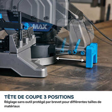 Pack Evolution : Scie à onglet pour métal 355mm Evolution S355MCS-G2 avec lame EVOMAX acier et aluminium + lame spéciale inox