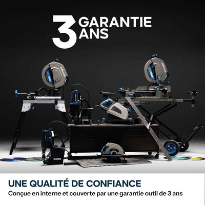 Pack Evolution : Scie à onglet pour métal 355mm Evolution S355MCS-G2 avec lame EVOMAX acier et aluminium + lame spéciale inox
