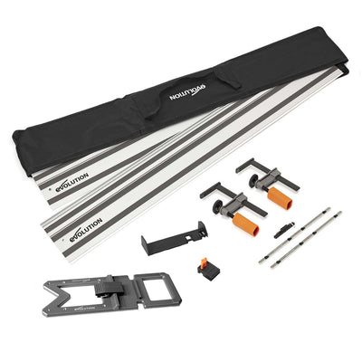 Pack Evolution : Guide de coupe universel 2,8m Evolution ST2800-G2 pour scie circulaire avec accessoires