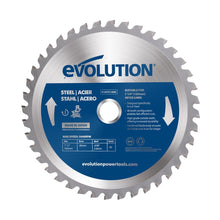 Lame acier TCT 185mm 40 dents alésage 20mm Evolution pour scie à onglet