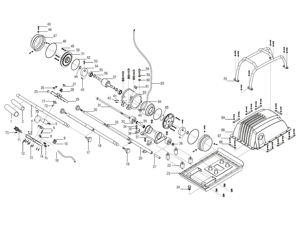 Evolution H320-E Plaque vibrante électrique - Pièces détachées