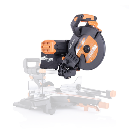 Evolution R255SMS-DB Scie à onglet radiale - Pièces détachées (Tête)