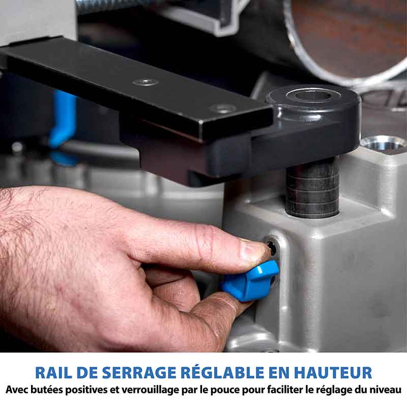 Pack Evolution : Scie à onglet 355mm Evolution S355MCS + Support mobile pliable tout-terrain à vérin