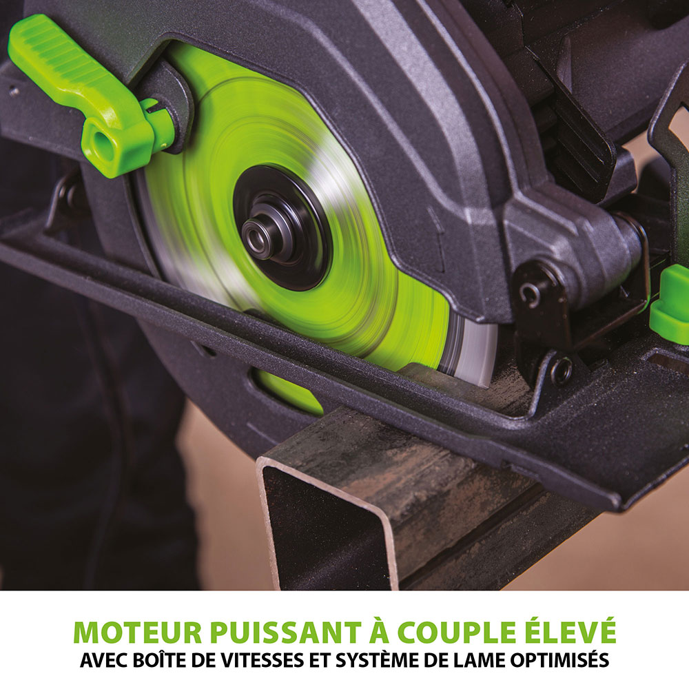 Scie circulaire 165mm Evolution F165CCSL avec Lame multi-matériaux TCT