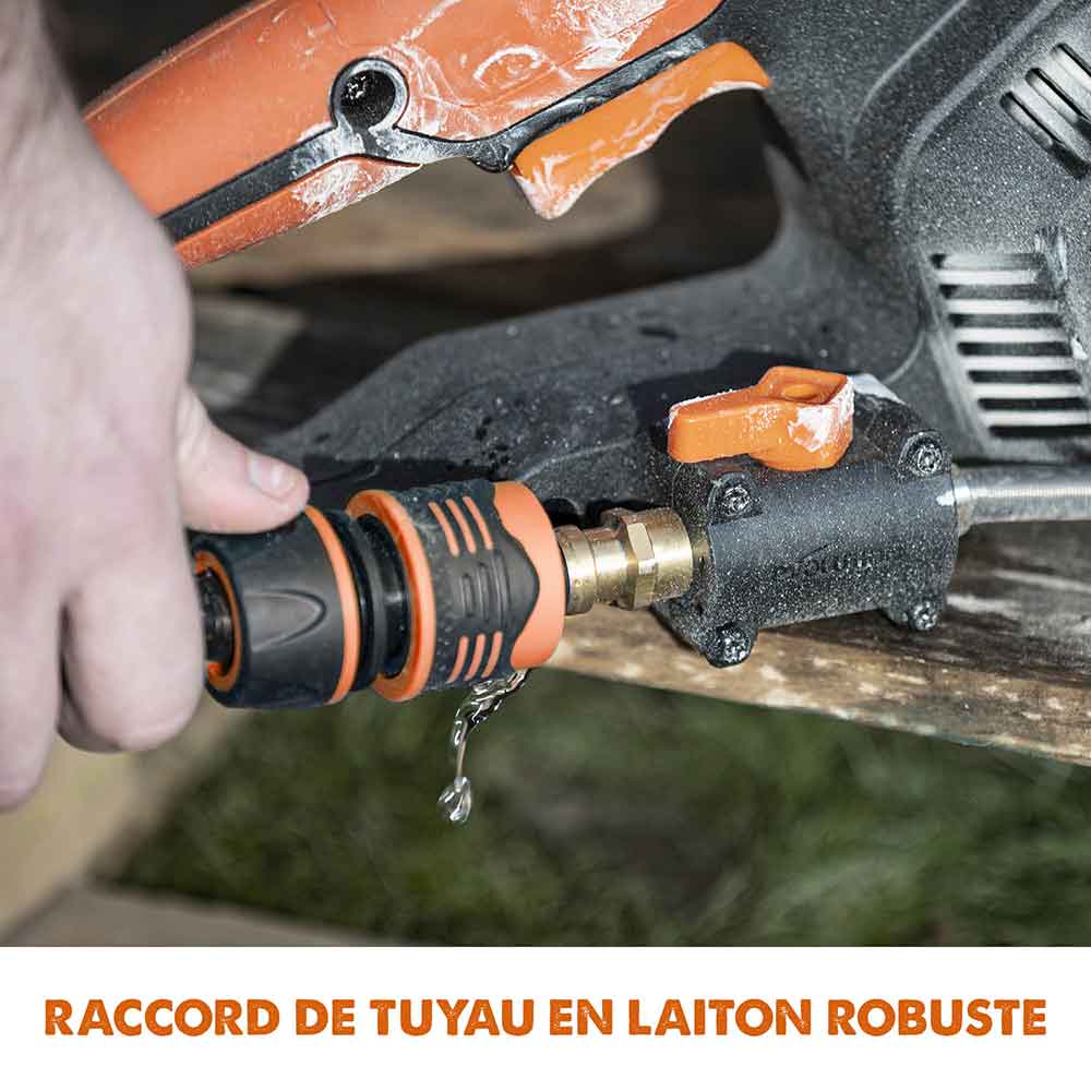 Pack Evolution : Scie à béton 300mm R300DCT+ avec lame diamant premium + pompe à eau 15L manuelle