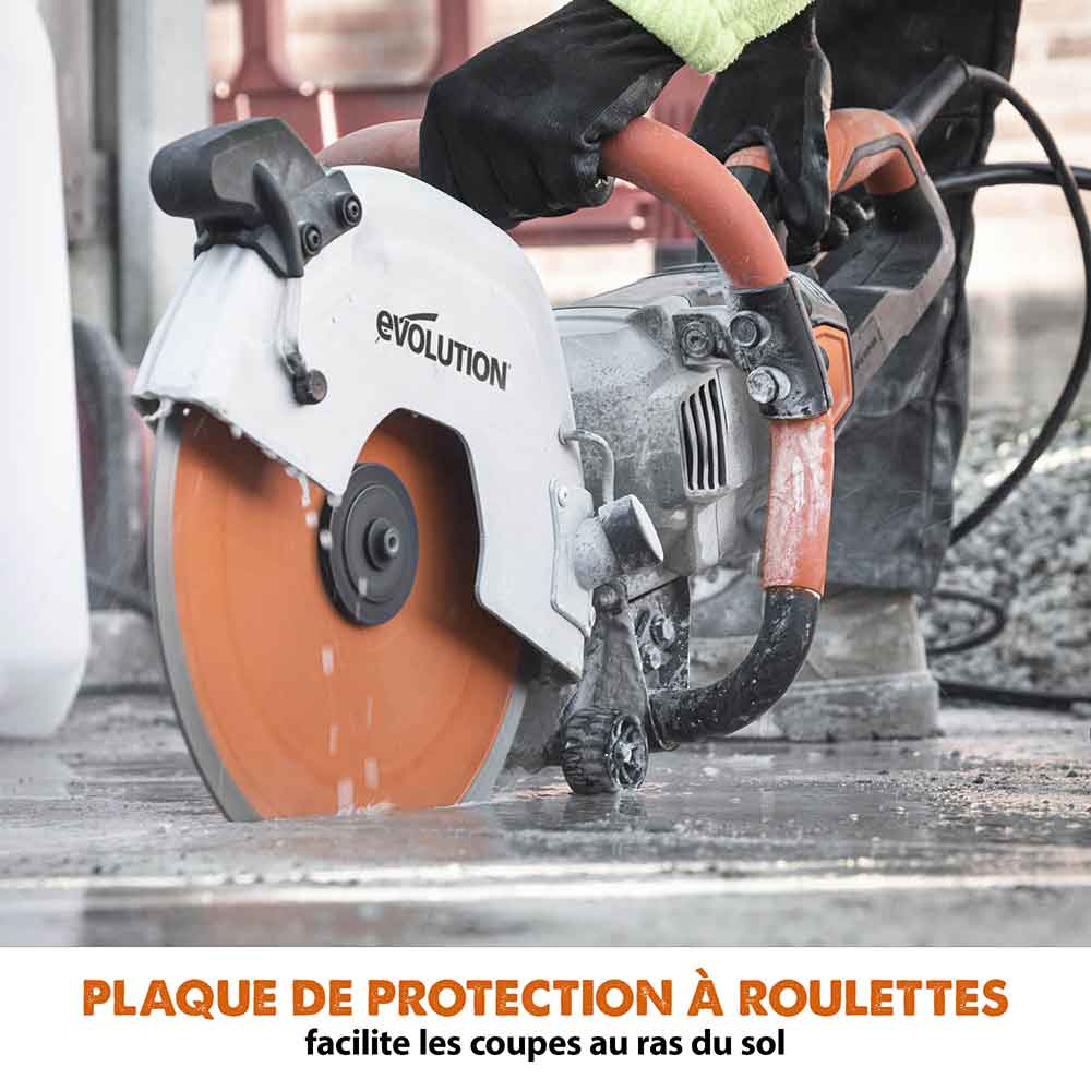 Pack Evolution : Scie à béton 300mm R300DCT+ avec lame diamant premium + pompe à eau 15L manuelle