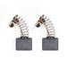 2x Balais de charbon pour disqueuse à béton Evolution 305mm
