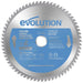 Lame de précision pour acier TCT 210mm 68 dents alésage 25.4mm Evolution pour scie à onglet